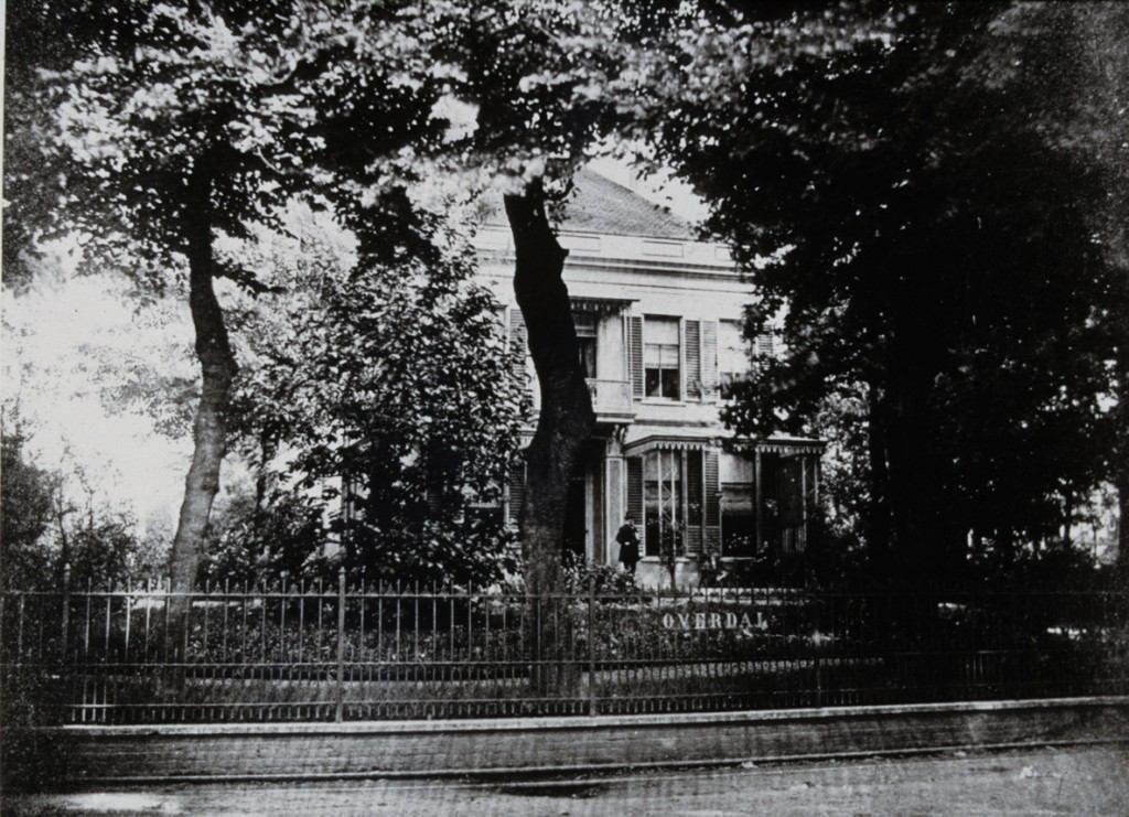 De villa Overdal die moest wijken voor het gelijknamige verzorgingstehuis.