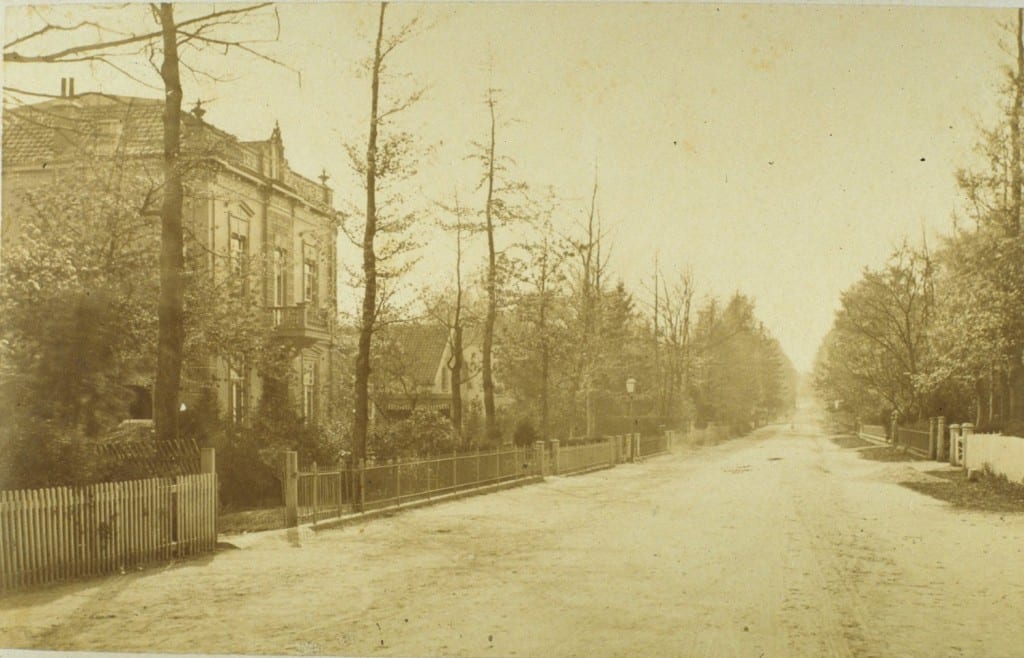 Villa "Carina" kort na de bouw in 1880.