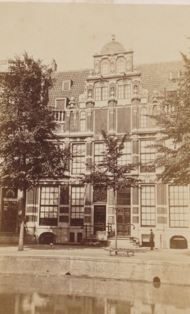 Herengracht 170 te Amsterdam voor de verbouwing die de gevel aanmerkelijk zou veranderen.