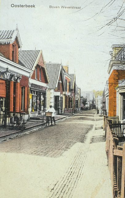 Weverstraat even voorbij de Cornelis Koningstraat, toen Smidspad geheten.