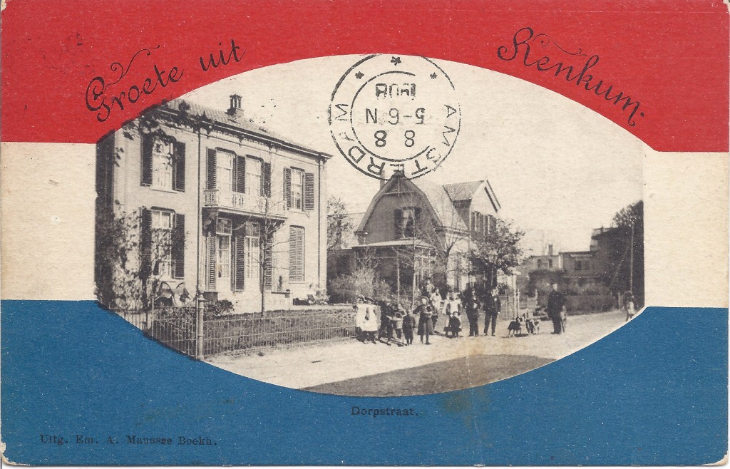 Van links naar rechts: villa "Vredeoord" (Heijborgh) , de "Kleicamp" en huize "Zorgvliet".